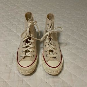 Converse Classic High Top - Size 7 Ivory